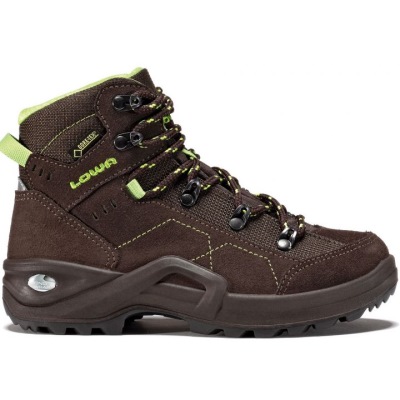 Lowa Kody GTX Mid Jr Kinderen - Laarzen Donkerbruin / Groen QZTHRS183